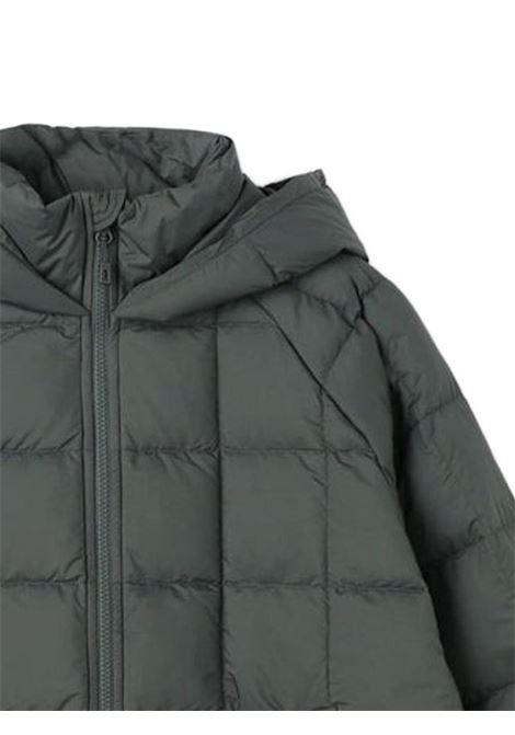 nylon taffeta square quilted down jacket woman grey DANTON | DT-A0567M. GREY